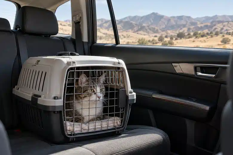 A carrier prepared for a clinic trip illustrates the need to check treatment-location terms