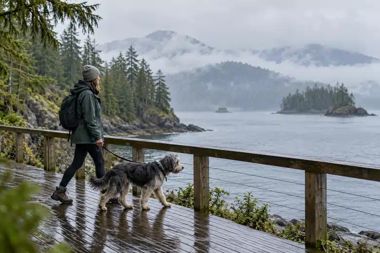 A waterfront walk frames the need to plan veterinary protection around a Tacoma household