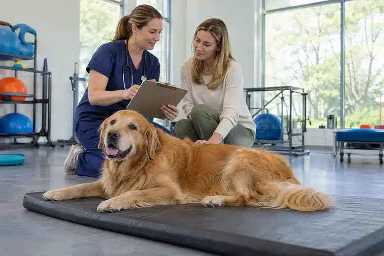 A rehabilitation discussion highlights the need to verify the precise services a dog may need